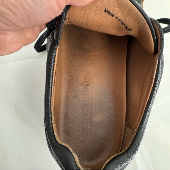 Allen Edmonds PORTER DERBY Men's Sz 13 D Black Leather Casual Sneakers Shoes - Picture 8 of 9